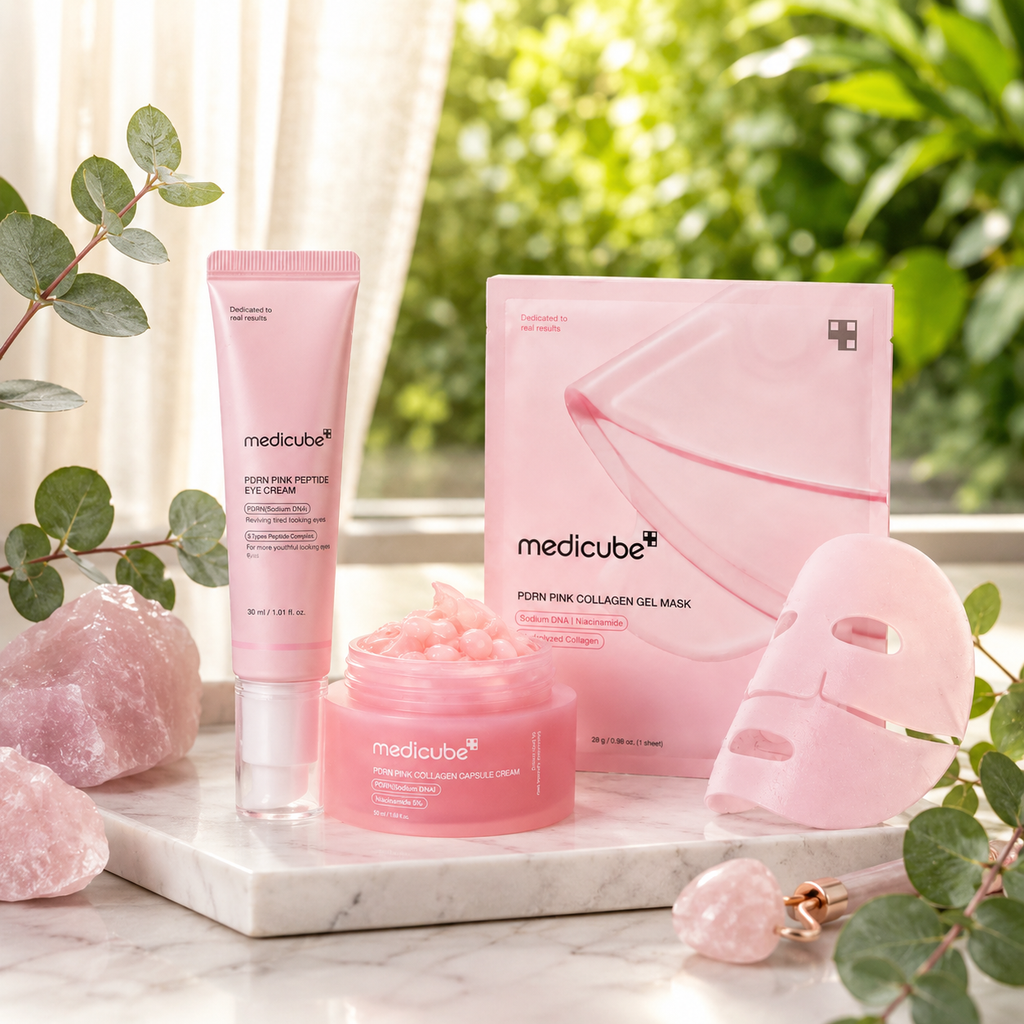 Комплект за грижа за кожата Medicube Pink Collagen – 3 части