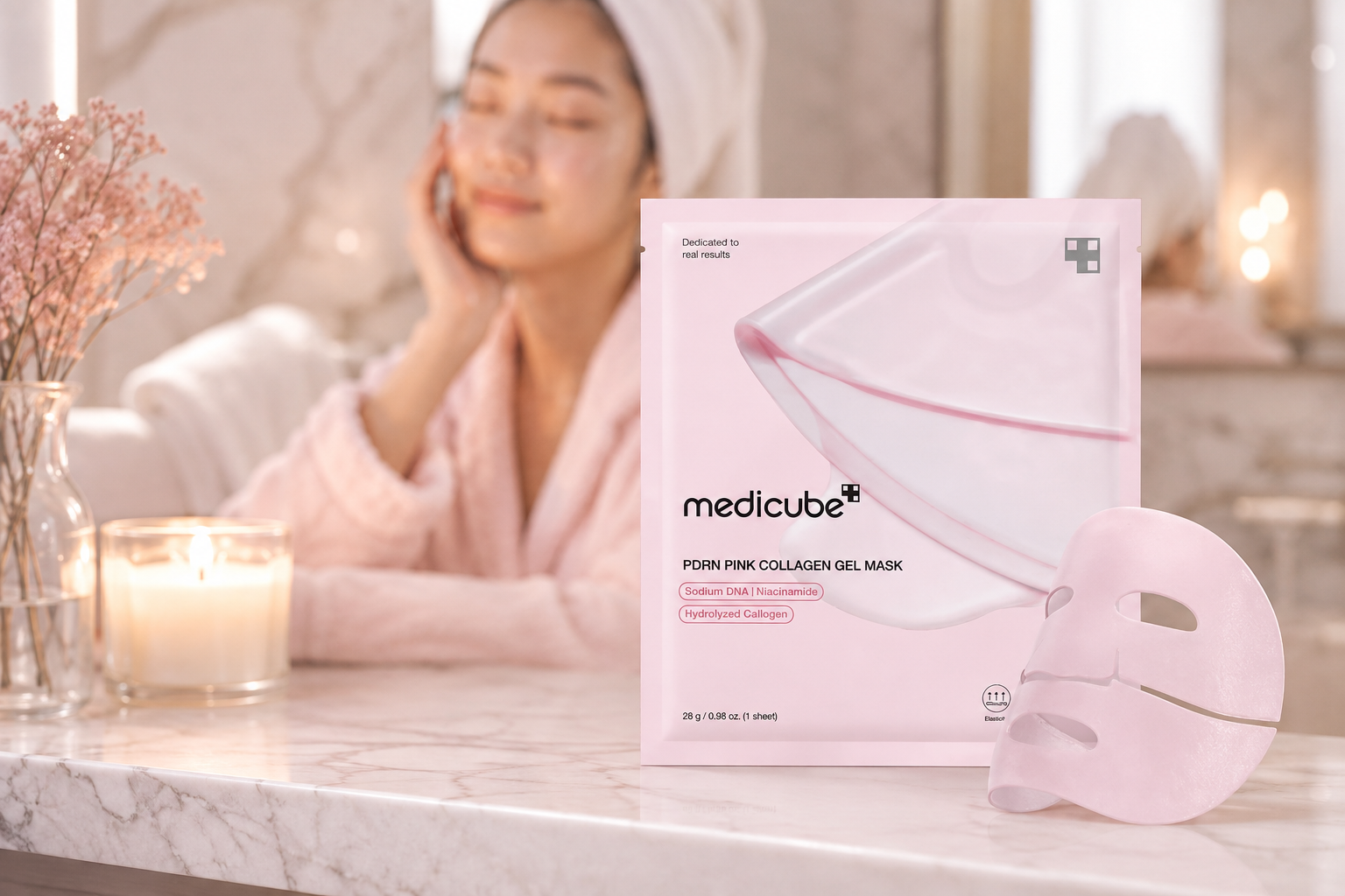 Medicube Pink Collagen Gel Mask 4 x 28g